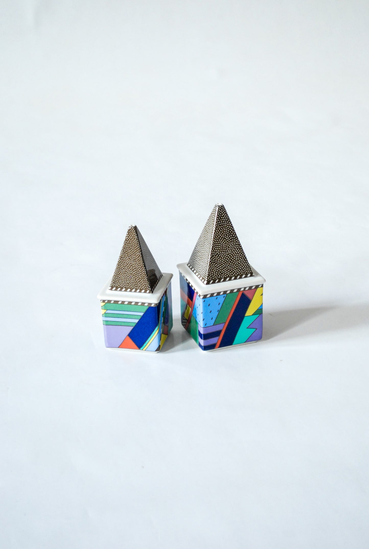 Memphis Salt and Pepper Shakers by Rosenthal Studio Line, 1980s