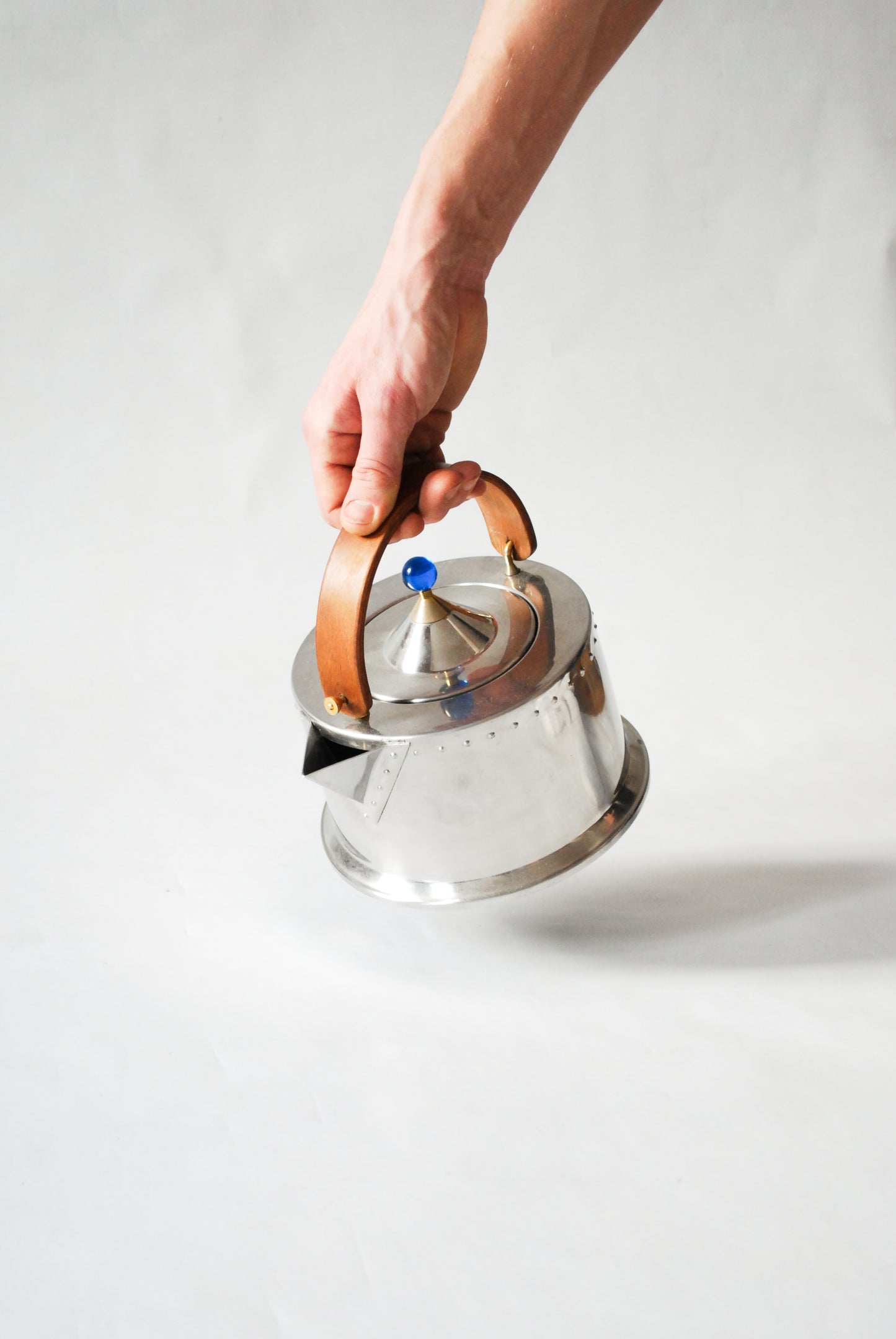 Ottoni Stainless Tea kettle by Carsten Jörgensen for BODUM 1980s