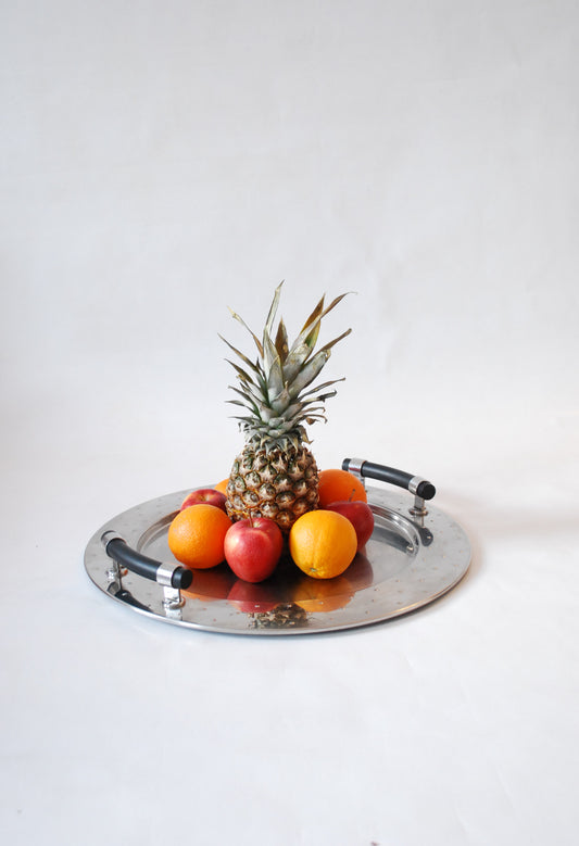 Round Tray with Handles by Michael Graves for Alessi Italy, 1990s