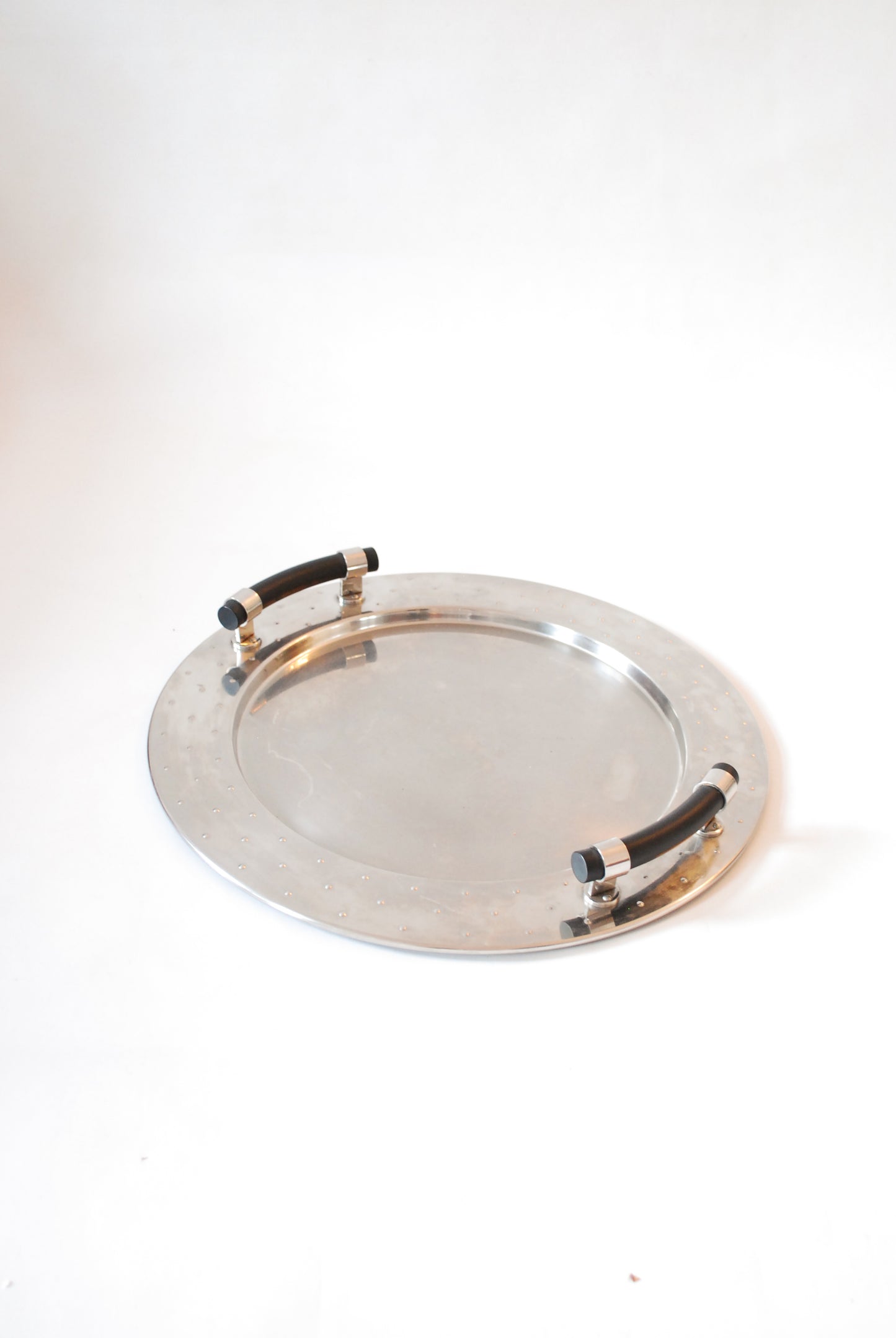 Round Tray with Handles by Michael Graves for Alessi Italy, 1990s