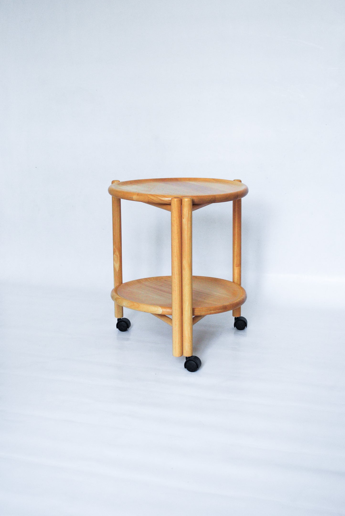 "Lazy Susan" Round Tea Table by Jens Quistgaard 1970s