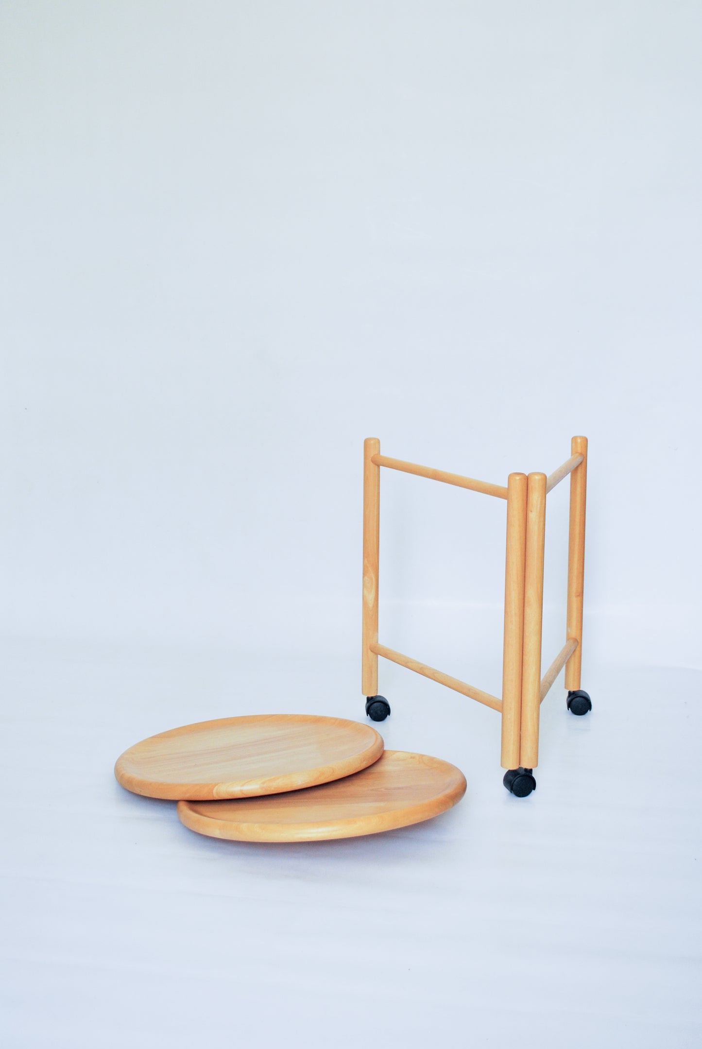 "Lazy Susan" Round Tea Table by Jens Quistgaard 1970s