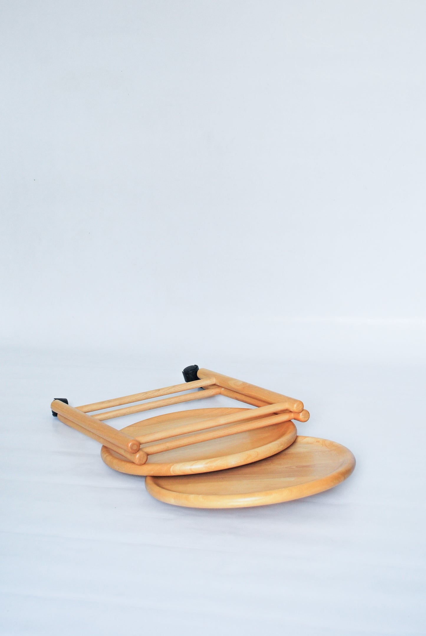 "Lazy Susan" Round Tea Table by Jens Quistgaard 1970s