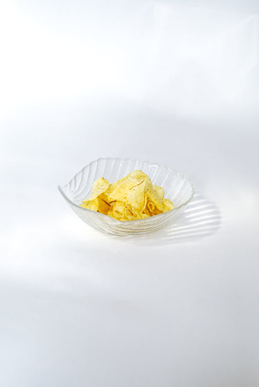 Shell shaped casted glass dish Unknown, 1990s
