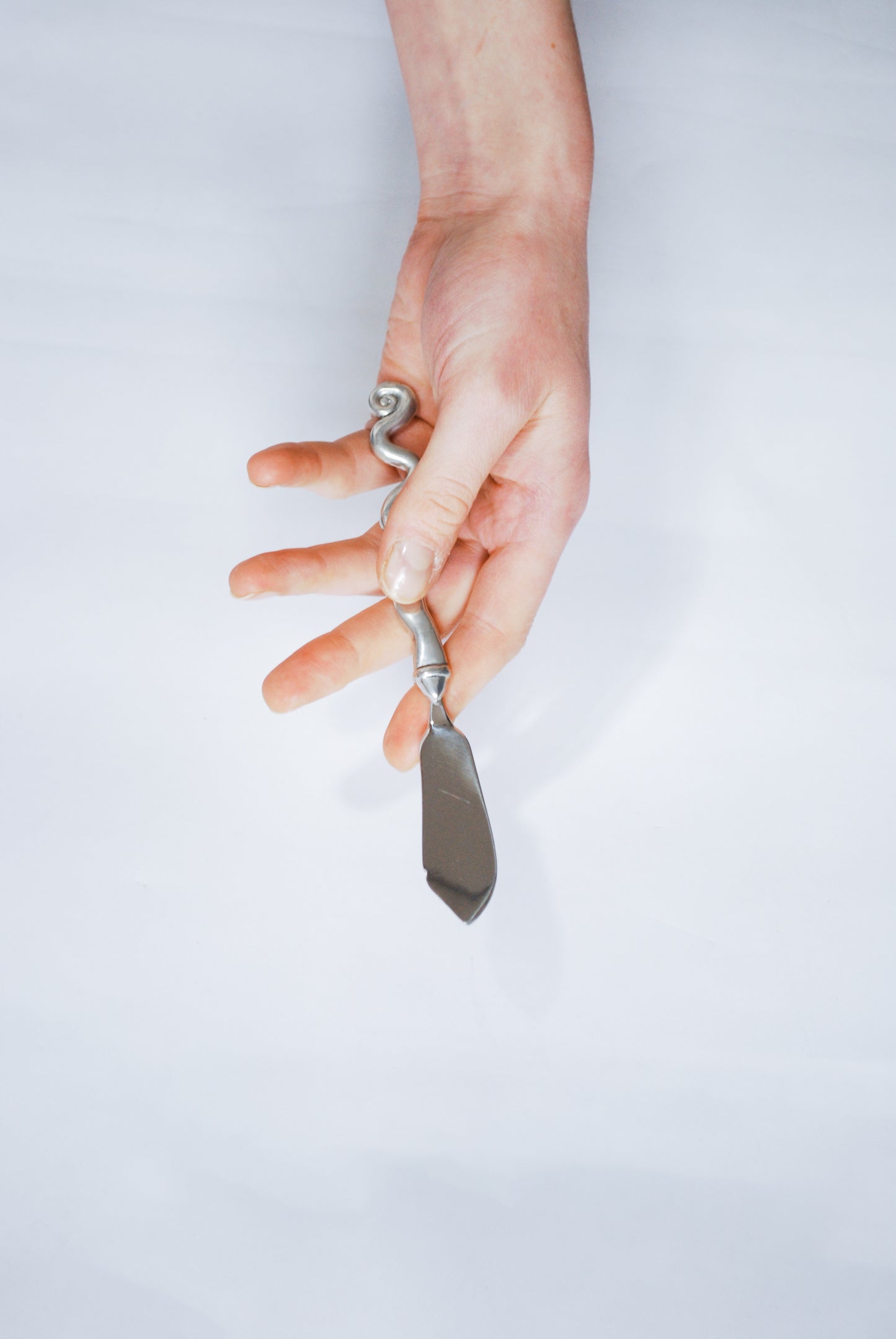 Fish Knife w/ Pewter Handle Crafted from Stainless Steel by Carrol Boyes, 2010