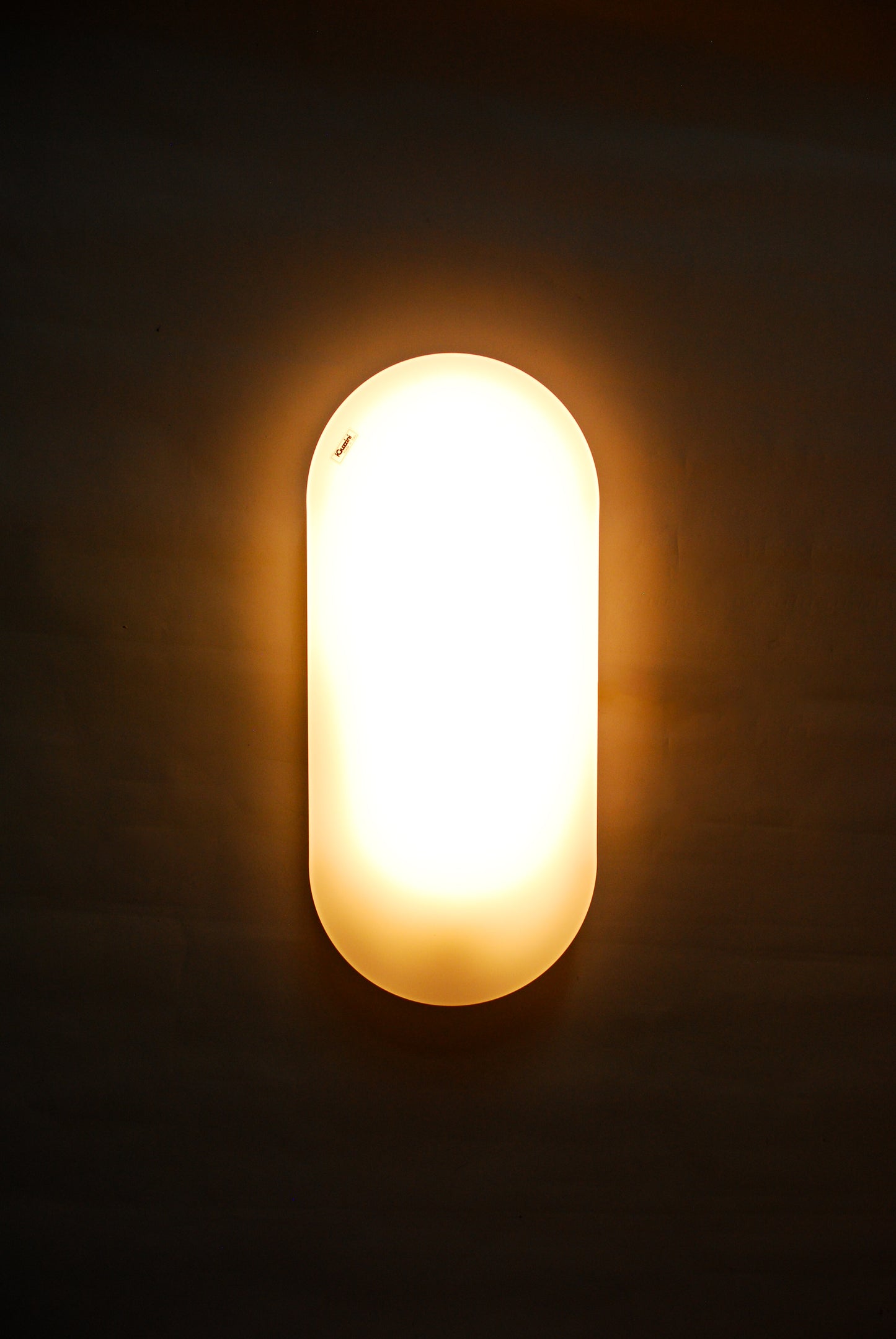 Acrylic wall / ceiling lamp By Harvey Guzzini, Made in Italy, 1990s