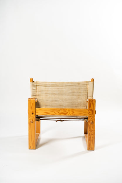 Safari Chair by Børge Jensen for Bernstorﬀsminde Denmark, 1965