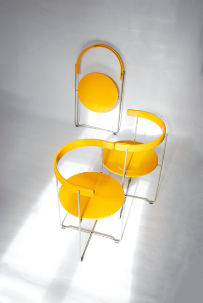 Sóley Folding Chairs Valdimar Hadarson for Kusch+Co Made in Germany 1980s