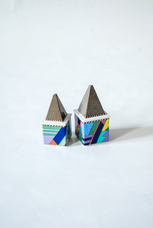 Memphis Salt and Pepper Shakers by Rosenthal Studio Line, 1980s