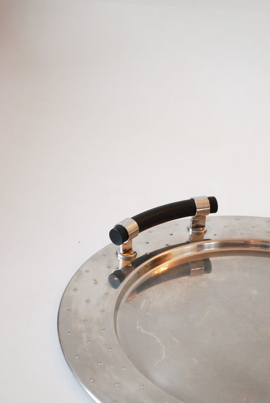 Round Tray with Handles by Michael Graves for Alessi Italy, 1990s