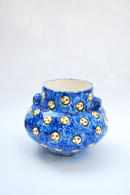 Narrow Bunzlau Vase, Made in Poland 1970s