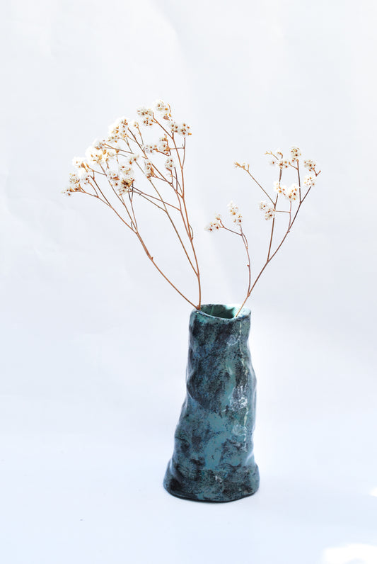 Small Organic Stoneware Vase