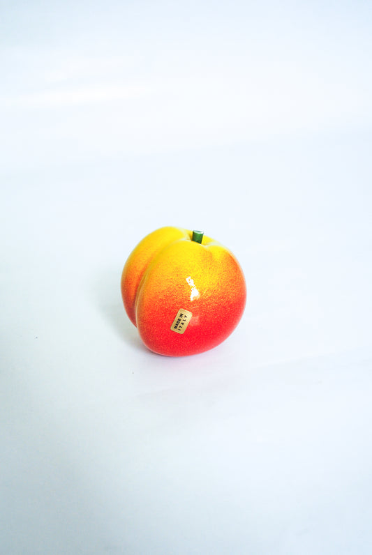 Ceramic Peach Hand Made in Italy, 1970s