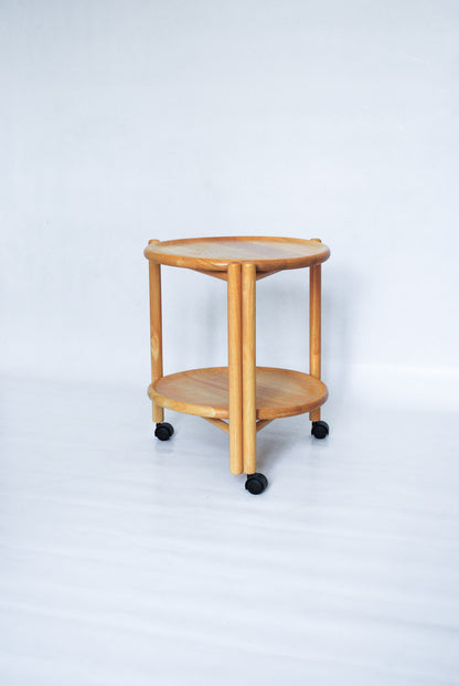 "Lazy Susan" Round Tea Table by Jens Quistgaard 1970s