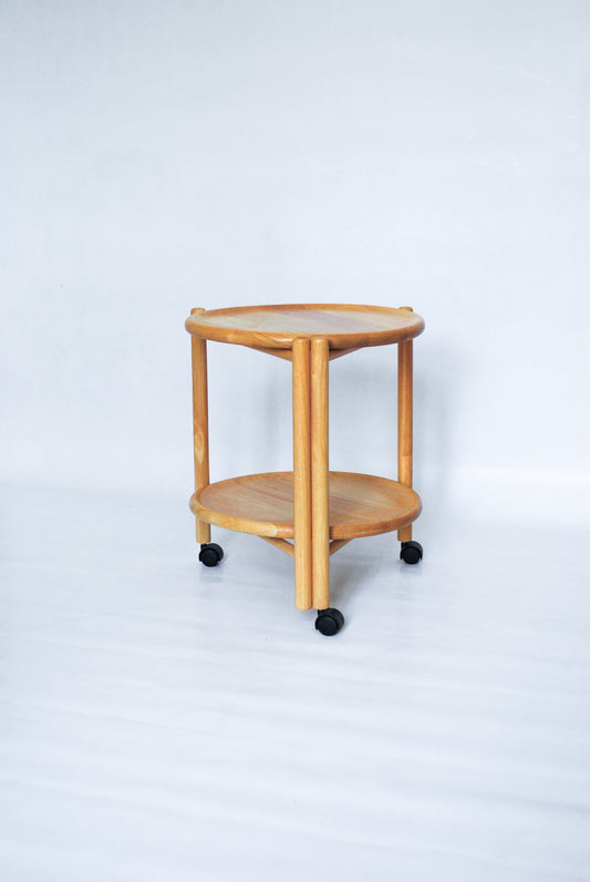 "Lazy Susan" Round Tea Table by Jens Quistgaard 1970s