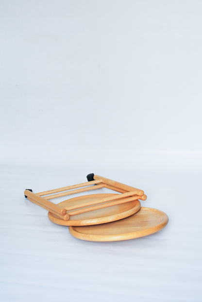 "Lazy Susan" Round Tea Table by Jens Quistgaard 1970s