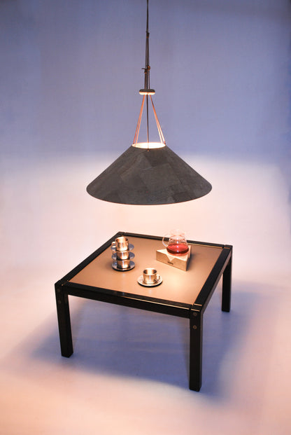 M-Design Cork Ceiling Lamp by Wilhelm Zanoth & Ingo Maurer, 1970s