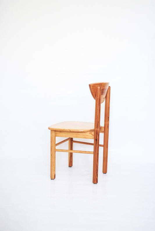 S534 Pine Wood Chair Rainer Daumiller for Hirtshals Sawmill, 1970s