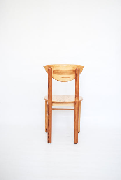 S534 Pine Wood Chair Rainer Daumiller for Hirtshals Sawmill, 1970s