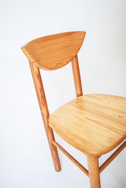 S534 Pine Wood Chair Rainer Daumiller for Hirtshals Sawmill, 1970s