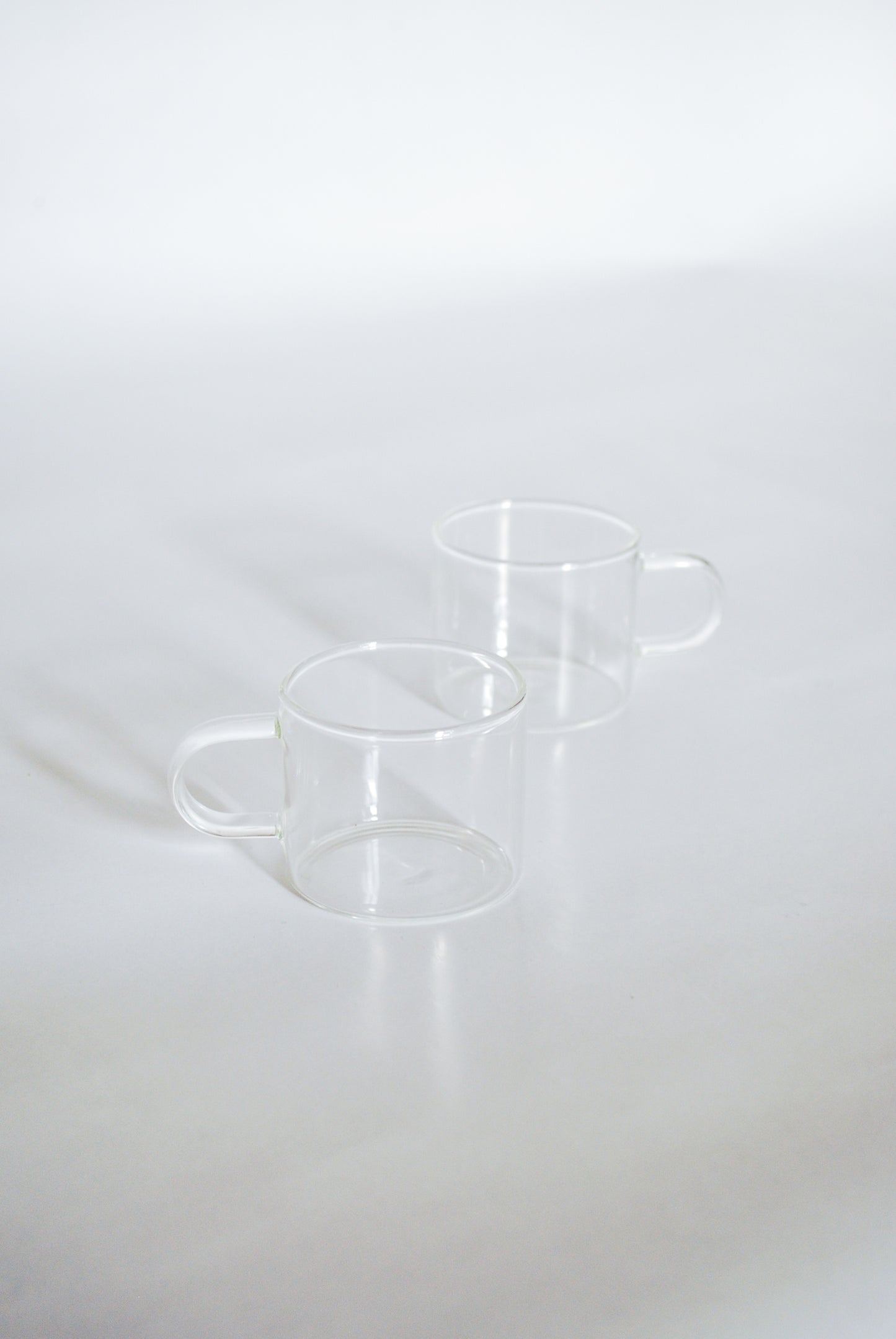 MILANO Minimalist Espresso Cups, Made from heat resistant glass Unknown, 2000s